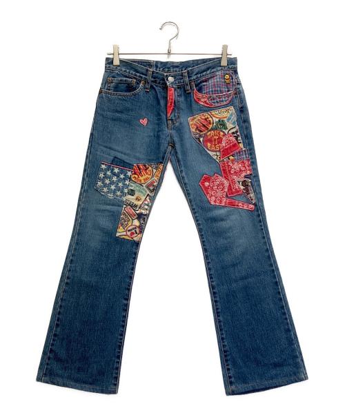 Hysteric Glamour（ヒステリックグラマー）Hysteric Glamour (ヒステリックグラマー) デニムパンツ インディゴ サイズ:XSの古着・服飾アイテム