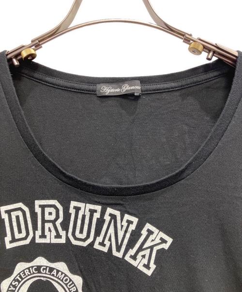 Hysteric Glamour（ヒステリックグラマー）Hysteric Glamour (ヒステリックグラマー) 半袖カットソー ブラック サイズ:FREEの古着・服飾アイテム