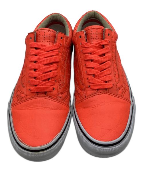 VANS（ヴァンズ）VANS (ヴァンズ) SUPREME (シュプリーム) 15SS Perf Check OLD SKOOL ネオンオレンジ サイズ:26.5の古着・服飾アイテム
