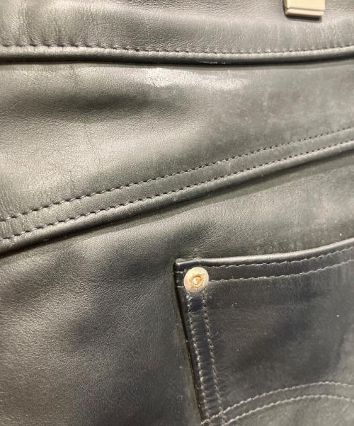 Schott（ショット）Schott (ショット) レザーパンツ ブラック サイズ:Sの古着・服飾アイテム