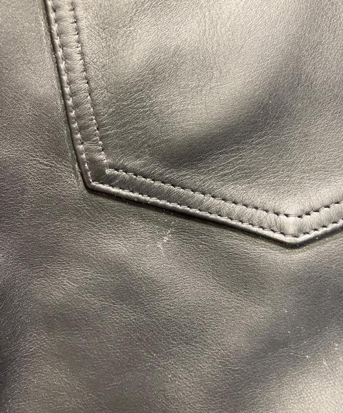 Schott（ショット）Schott (ショット) レザーパンツ ブラック サイズ:Sの古着・服飾アイテム