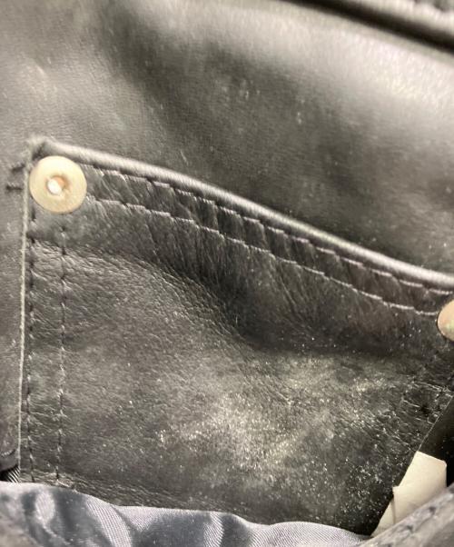 Schott（ショット）Schott (ショット) レザーパンツ ブラック サイズ:Sの古着・服飾アイテム