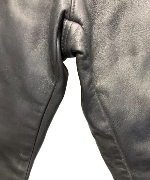 Schott（ショット）Schott (ショット) レザーパンツ ブラック サイズ:Sの古着・服飾アイテム
