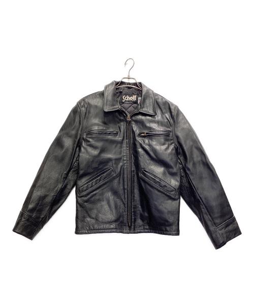 Schott（ショット）Schott (ショット) レザージャケット ブラック サイズ:Mの古着・服飾アイテム