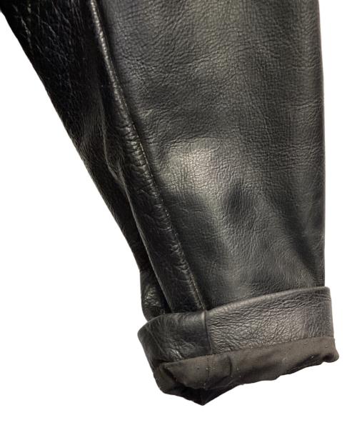 Schott（ショット）Schott (ショット) レザージャケット ブラック サイズ:Mの古着・服飾アイテム