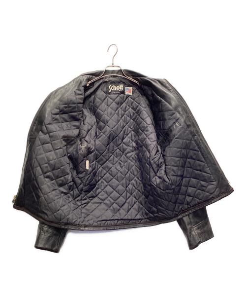 Schott（ショット）Schott (ショット) レザージャケット ブラック サイズ:Mの古着・服飾アイテム