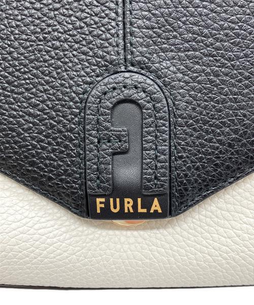 FURLA（フルラ）FURLA (フルラ) 2WAYバッグ ブラック×ホワイトの古着・服飾アイテム