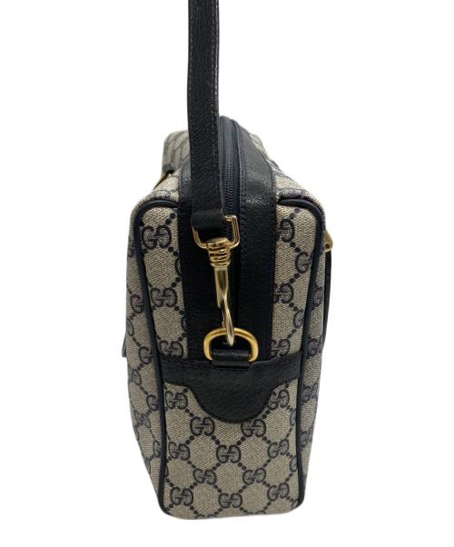 GUCCI（グッチ）GUCCI (グッチ) 2WAYバッグ ベージュ×ネイビーの古着・服飾アイテム