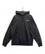 SUPREMEシュプリーム）の古着「17AW Decline Hooded Sweatshirt」｜ブラック