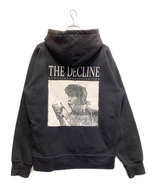 SUPREME（シュプリーム）SUPREME (シュプリーム) 17AW Decline Hooded Sweatshirt ブラック サイズ:Lの古着・服飾アイテム