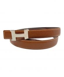 HERMES（エルメス）の古着「Hバックルベルト」｜ブラウン