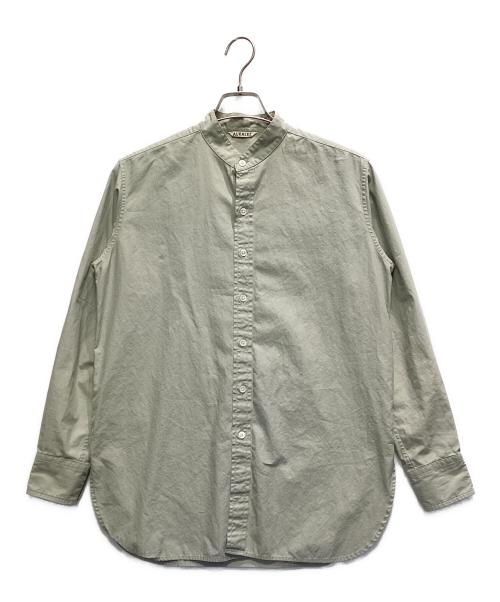 AURALEE（オーラリー）AURALEE (オーラリー) 長袖シャツ オリーブの古着・服飾アイテム
