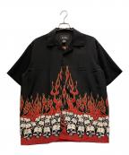BC ETHIC×LA ROCKAビーシーエシック×ラ ロッカ）の古着「半袖シャツ」｜ブラック