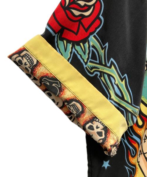 BC ETHIC（ビーシーエシック）BC ETHIC (ビーシーエシック) LA ROCKA (ラ ロッカ) 半袖シャツ ブラック サイズ:Lの古着・服飾アイテム
