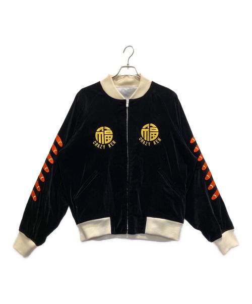 CRAZY KEN'S（クレイジーケンズ）CRAZY KEN'S (クレイジーケンズ) スカジャン ブラック サイズ:Lの古着・服飾アイテム