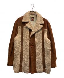 Schott（ショット）の古着「60-70s　スウェードボアコート」｜ブラウン