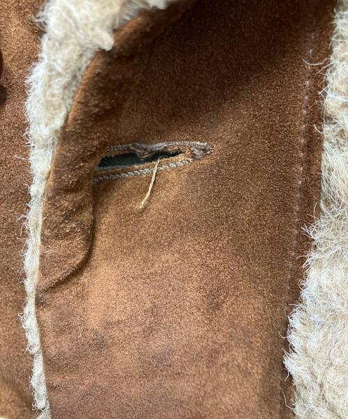 Schott（ショット）Schott (ショット) 60-70s　スウェードボアコート ブラウン サイズ:44の古着・服飾アイテム