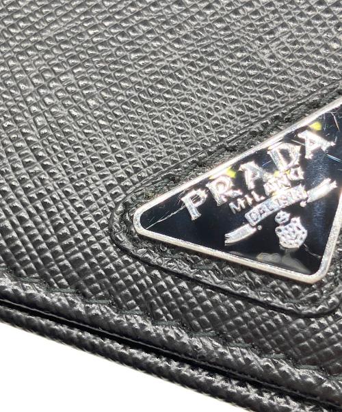 PRADA（プラダ）PRADA (プラダ) カードケース ブラックの古着・服飾アイテム