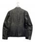 LIDnM (リドム) レザージャケット ブラック サイズ:M：6000円