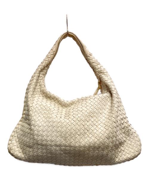 BOTTEGA VENETA（ボッテガベネタ）BOTTEGA VENETA (ボッテガベネタ) ワンショルダーバッグ アイボリーの古着・服飾アイテム
