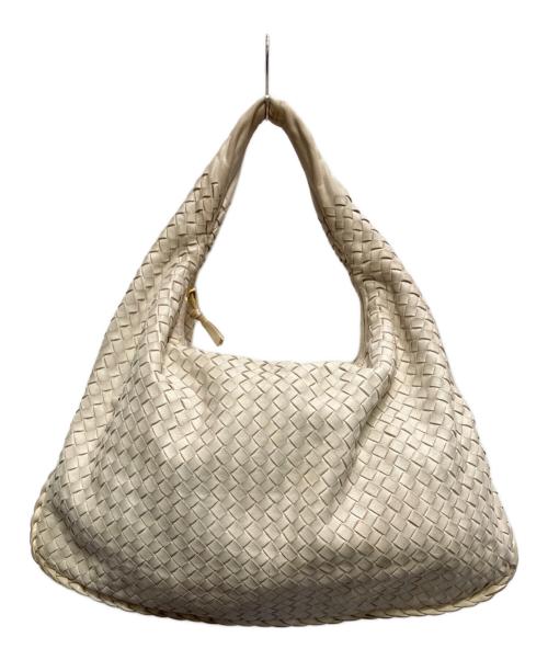 BOTTEGA VENETA（ボッテガベネタ）BOTTEGA VENETA (ボッテガベネタ) ワンショルダーバッグ アイボリーの古着・服飾アイテム