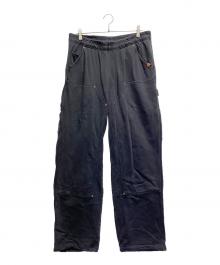 UNIVERSAL OVERALL×FREAK'S STORE（ユニバーサルオーバーオール×フリークスストア）の古着「ダブルニースウェットパンツ」｜ブラック