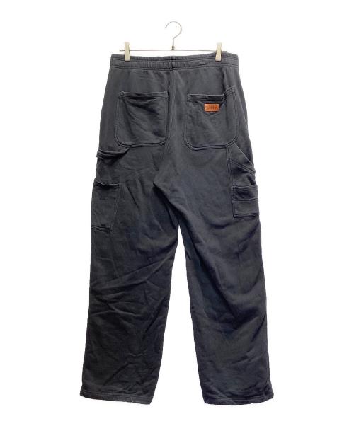 UNIVERSAL OVERALL（ユニバーサルオーバーオール）UNIVERSAL OVERALL (ユニバーサルオーバーオール) FREAK'S STORE (フリークスストア) ダブルニースウェットパンツ ブラック サイズ:Lの古着・服飾アイテム