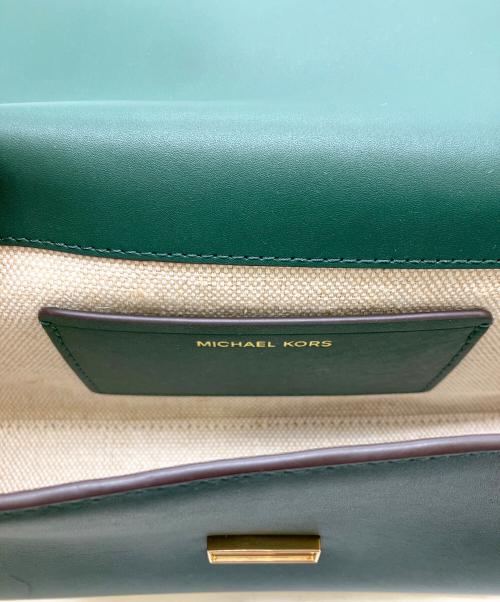 MICHAEL KORS（マイケルコース）MICHAEL KORS (マイケルコース) ショルダーバッグ グリーンの古着・服飾アイテム