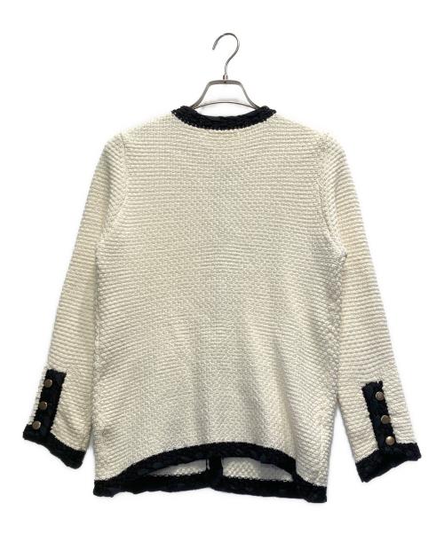 CADUNE（カデュネ）CADUNE (カデュネ) ニットジャケット ベージュ サイズ:Mの古着・服飾アイテム