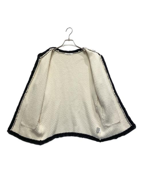 CADUNE（カデュネ）CADUNE (カデュネ) ニットジャケット ベージュ サイズ:Mの古着・服飾アイテム