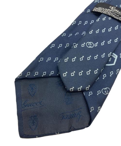 GUCCI（グッチ）GUCCI (グッチ) シルクネクタイ ネイビー サイズ:不明の古着・服飾アイテム