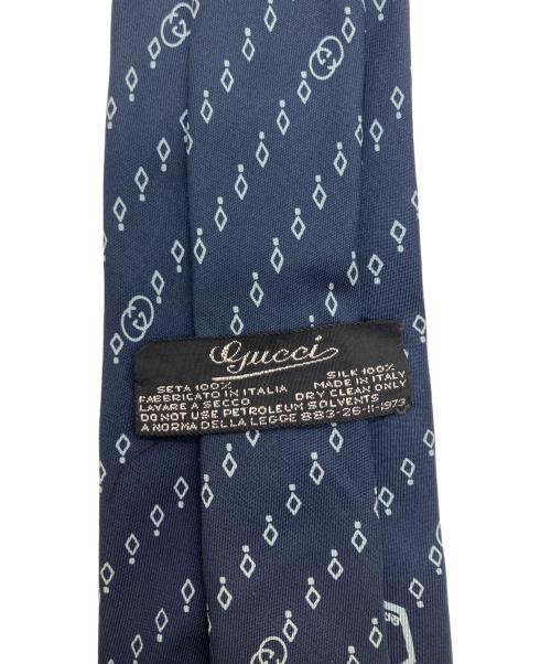 GUCCI（グッチ）GUCCI (グッチ) シルクネクタイ ネイビー サイズ:不明の古着・服飾アイテム