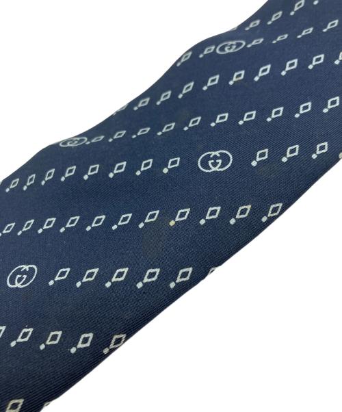 GUCCI（グッチ）GUCCI (グッチ) シルクネクタイ ネイビー サイズ:不明の古着・服飾アイテム