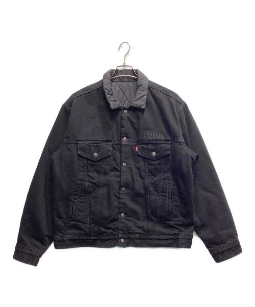 LEVI'S（リーバイス）LEVI'S (リーバイス) SUPREME (シュプリーム) 18AW Quilted Reversible Jacket ブラック サイズ:Mの古着・服飾アイテム