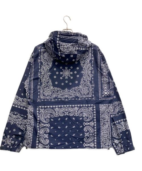 F.C.R.B.（エフシーレアルブリストル）F.C.R.B. (エフシーレアルブリストル) 26SS BANDANA NYLON HOODED BLOUSON	 ネイビー サイズ:Mの古着・服飾アイテム