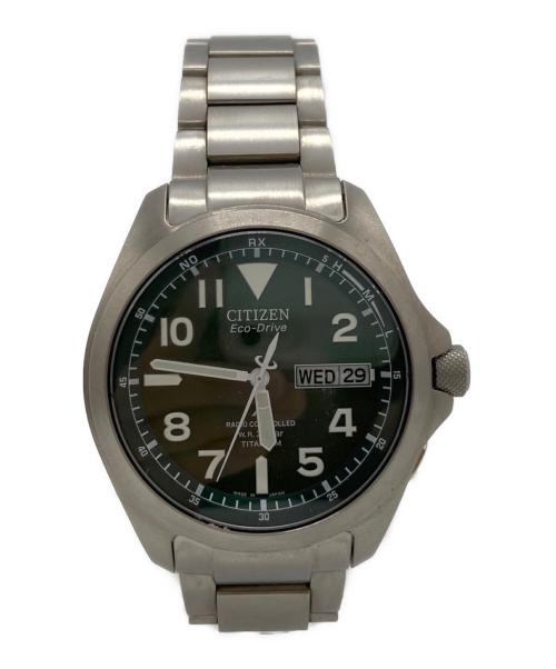 CITIZEN（シチズン）CITIZEN (シチズン) プロマスター グリーン×シルバーの古着・服飾アイテム