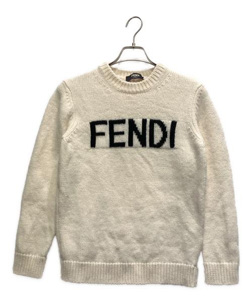 FENDI（フェンディ）FENDI (フェンディ) 厚手ニット ベージュ サイズ:50の古着・服飾アイテム