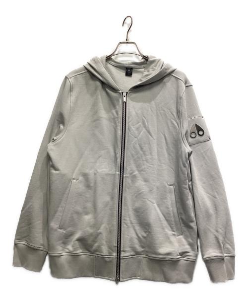 MOOSE KNUCKLES（ムース ナックルズ）MOOSE KNUCKLES (ムース ナックルズ) Bunny ジップアップ パーカー ライトグレー サイズ:XLの古着・服飾アイテム
