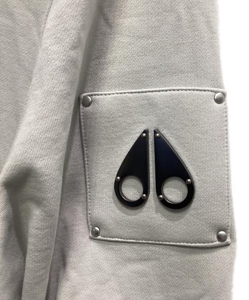 MOOSE KNUCKLES（ムース ナックルズ）MOOSE KNUCKLES (ムース ナックルズ) Bunny ジップアップ パーカー ライトグレー サイズ:XLの古着・服飾アイテム