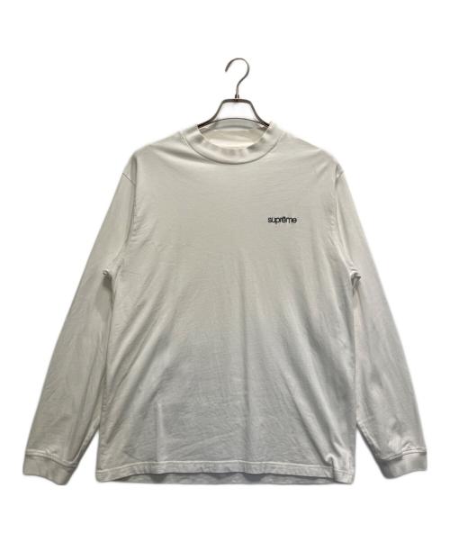 SUPREME（シュプリーム）Supreme (シュプリーム) 長袖カットソー ホワイト サイズ:Sの古着・服飾アイテム