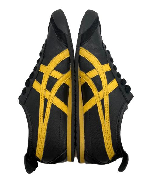 Onitsuka Tiger（オニツカタイガー）Onitsuka Tiger (オニツカタイガー) ローカットスニーカー ブラック×イエロー サイズ:27の古着・服飾アイテム
