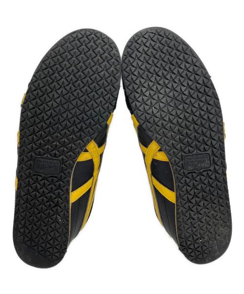 Onitsuka Tiger（オニツカタイガー）Onitsuka Tiger (オニツカタイガー) ローカットスニーカー ブラック×イエロー サイズ:27の古着・服飾アイテム