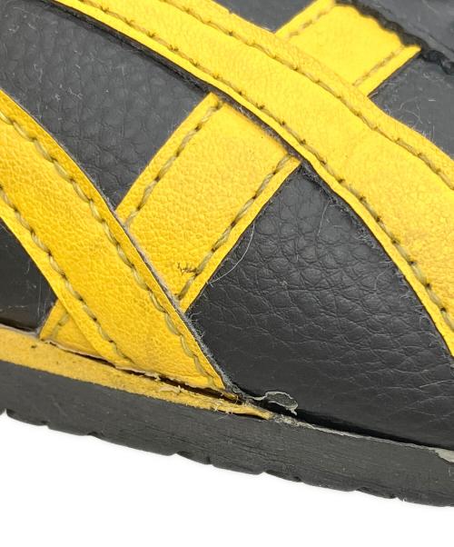 Onitsuka Tiger（オニツカタイガー）Onitsuka Tiger (オニツカタイガー) ローカットスニーカー ブラック×イエロー サイズ:27の古着・服飾アイテム