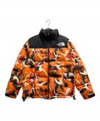 THE NORTH FACEザ ノース フェイス）の古着「Novelty Nuptse Jacket」｜オレンジ