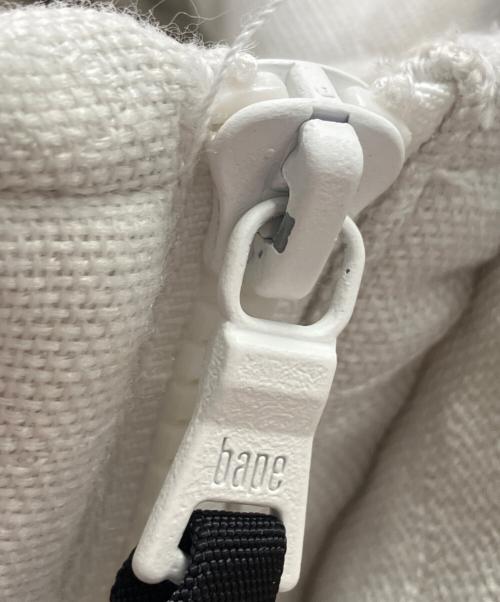 A BATHING APE（アベイシングエイプ）A BATHING APE (アベイシングエイプ) ジャケット ホワイト サイズ:M 未使用品の古着・服飾アイテム