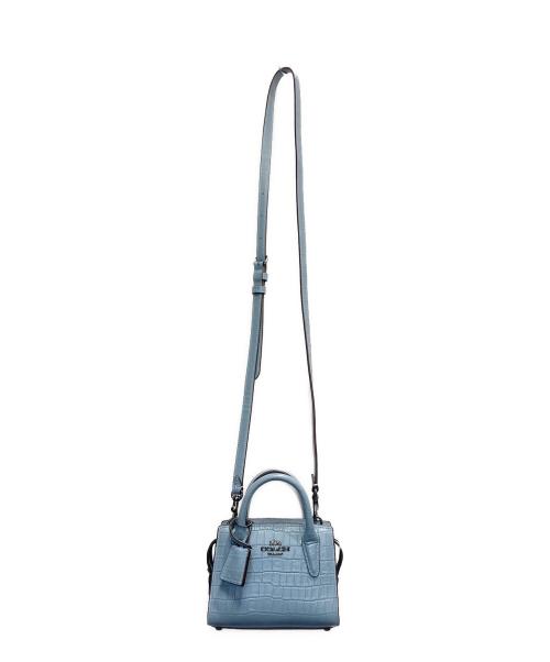 COACH（コーチ）COACH (コーチ) Andrea Mini Carryal スカイブルーの古着・服飾アイテム