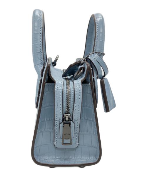 COACH（コーチ）COACH (コーチ) Andrea Mini Carryal スカイブルーの古着・服飾アイテム