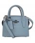 COACH（コーチ）の古着「Andrea Mini Carryal」｜スカイブルー