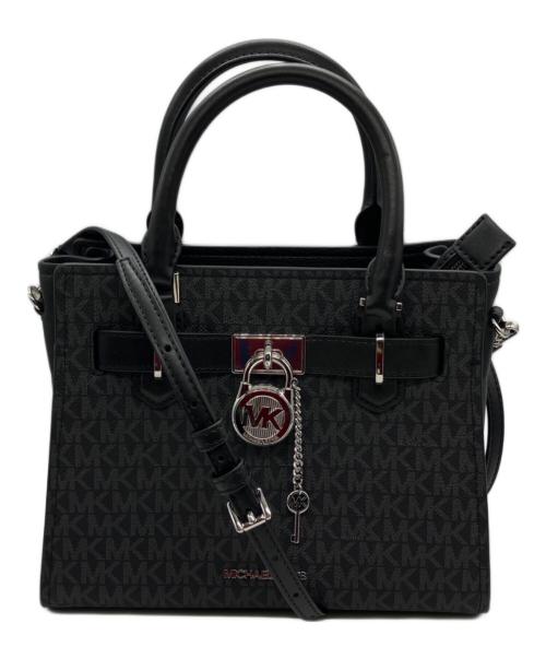 MICHAEL KORS（マイケルコース）MICHAEL KORS (マイケルコース) サッチェル スモール ブラックの古着・服飾アイテム