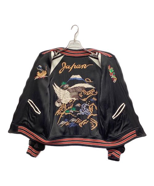 HOUSTON（ヒューストン）HOUSTON (ヒューストン) スカジャン ブラック サイズ:Mの古着・服飾アイテム